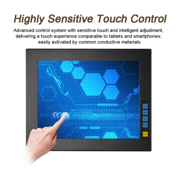 ZXTLCD Ordenador de control industrial de 21,5 pulgadas totalmente cerrado, a prueba de polvo, IP65, resistente al agua, multitáctil, a prueba de vapor, montaje empotrado con serie alta