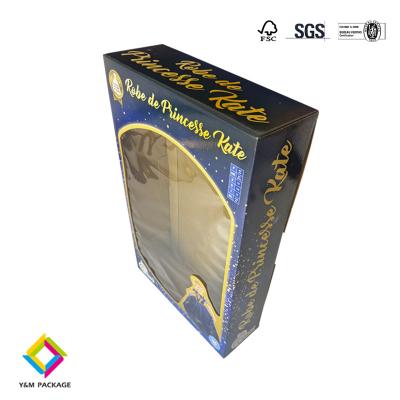 Custom Toy Boxes With Transparent Window Corrugated Cardboard Box Durable Packaging