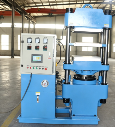 PLC Control 2RT/3RT Rubber Vulcanizing Press with 1.00 MN Total Pressure and Electric Heating for Silicone Products