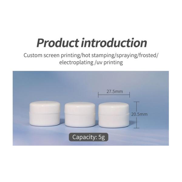 Small 5ml 5g Lip Balm Jar Empty Sample Pot for Nail Polish Oil