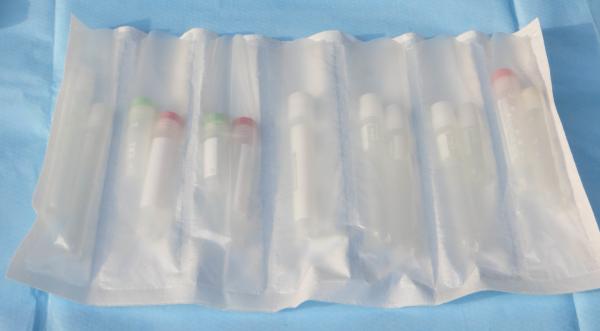 a eliminação médica do Biohazard do desperdício 95kPa ensaca o bolso absorvente entalhado 7
