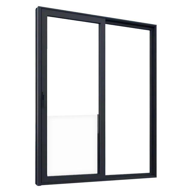 Heavy Duty Sliding Front Double Glass Aluminium Windows For House