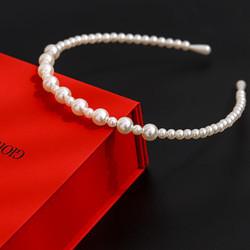 Pretty Ladies Hair Bands For Short Hair Luxury Pearl Hairband Elegant Women Headband
