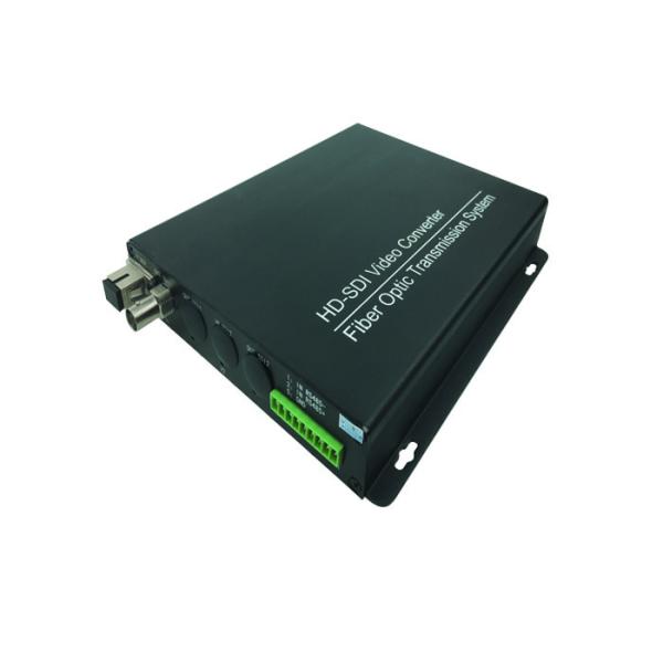 1 Reverse RS485 Data HD SDI To Fiber Converter OPTIC Video Transceiver BNC Interface