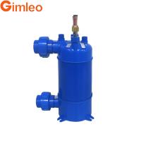 Chiller échangeur de chaleur tubes de titane vissés échangeur de chaleur en PVC coque pour l'évaporateur MHTA-3