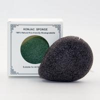Éponge konjac faciale de lavage naturel de maquillage de beauté de cosmétiques personnalisable