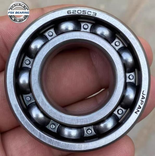 China FSK 6205C3 Deep Groove Ball Bearing ID 25mm Car And Motorcycle Engine Gearbox Bearing