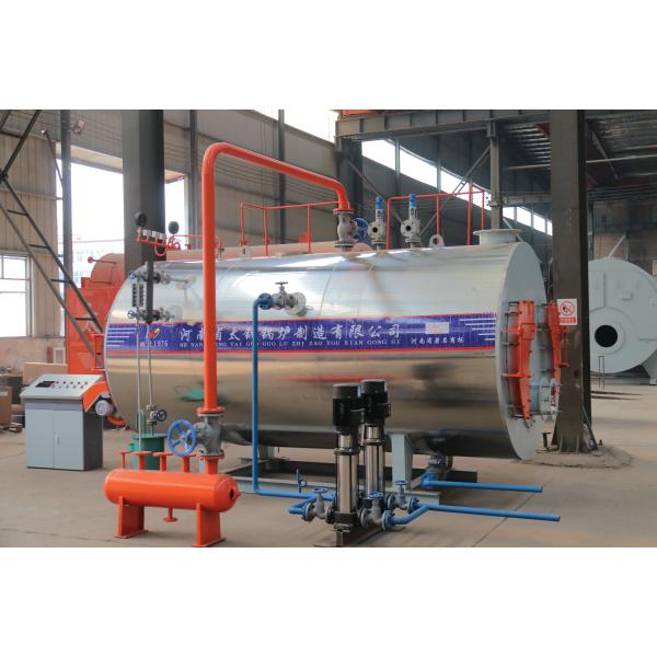 Firetube Wet Back Steam Boiler Systems 4MW 6 Ton Natural Gas Fired Steam Boiler