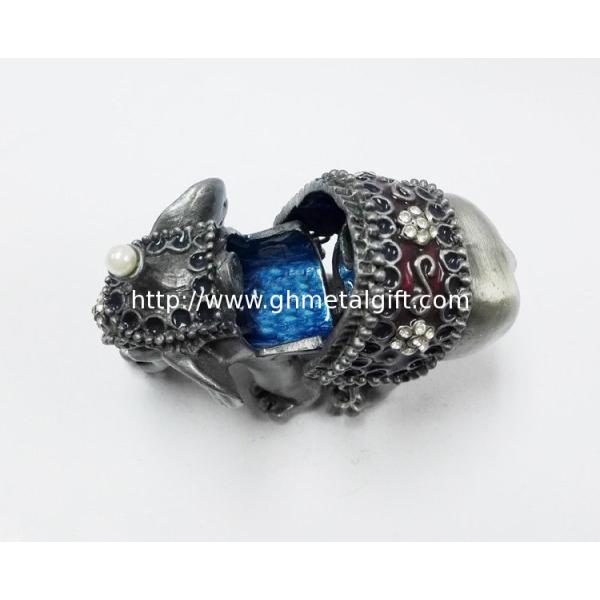 Thailand Gifts Trinket Box Elephant Shape Jewelry Boxes For Gift
