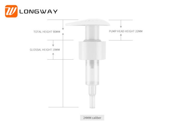 Cute Shape Plastic Lotion Pump For Cosmetic Packaging Non Spill Customized Size