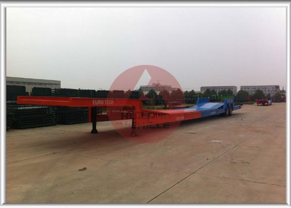 Rear Ladder Car Transporter Trailer Customized Design 16100x3000x4000mm Overall Skeletal Structure