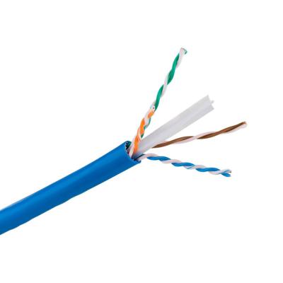 CAT6A UTP LSZH Ethernet Cable 10Gbps 500MHz Blue 23AWG