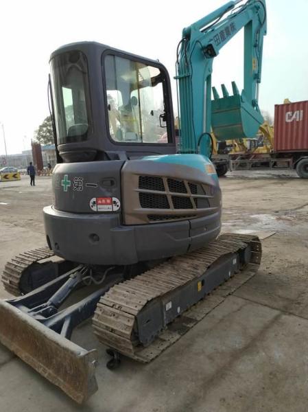 Max. Lifting Height 44m 2021 Used Japan 5.5 Ton KOBELCO SK55 SK55SR-3 Mini Excavator