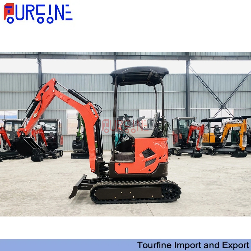 1.8 Ton 0.04CBM Crawler Mini Excavator Machine For Farming And Construction