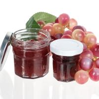 Jarrón de almacenamiento de mermelada sellada mini vacío de forma redonda Jarrón de vidrio