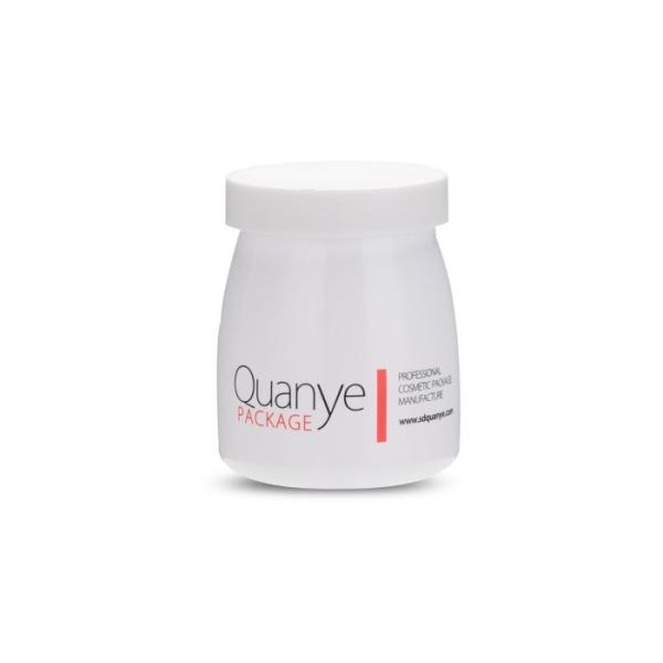 Garrafas vazias plásticas brancas com bomba, frascos de creme cosméticos da loç