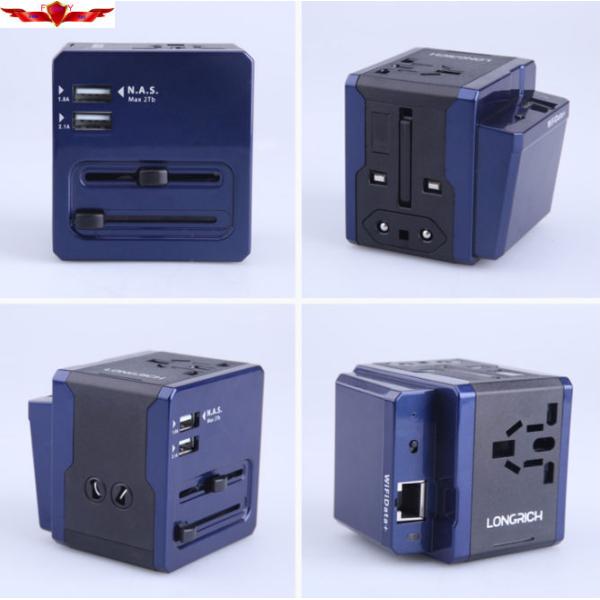 Hot Sell 2.5A UK/EURO/USA/AUS WIFI Adpater With WIFI Router For Android Tablet