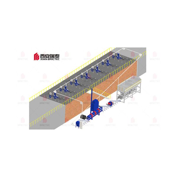 Automated Control Energy Saving High Efficiency Tunnel Kiln Solid Fuel Burner for Graphite Calcination