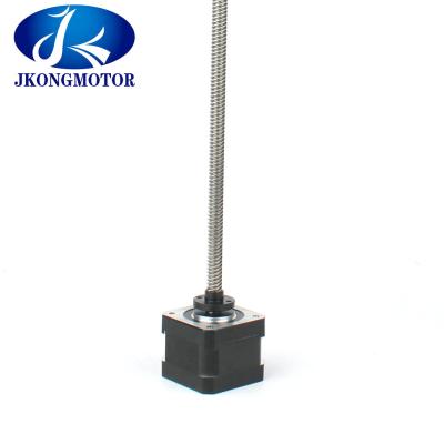 linear electric motor 42mm 2 Phase Nema 17 Stepper Motor , 1.8 Step Motor With Lead Screw
