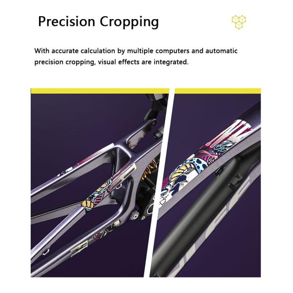 TPU Bike Frame Protector Sticker for Newest Design and Personalized Protection