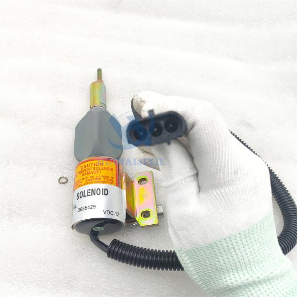 12V Fuel Shut Off Solenoid Valve SA-4755-12 3935429 For Cummins 6BT 5.9L Engine