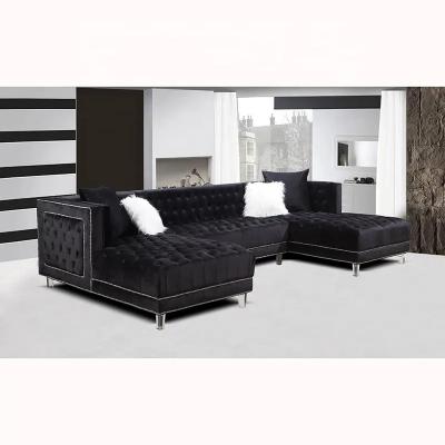 Anti Fading Fabric Corner Lounge Suites Durable Stain Resistant