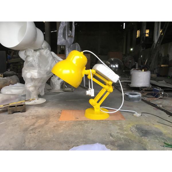 Exhibition Hall Metal Art Sculptures Art Lamp Modern Steel Sculpture