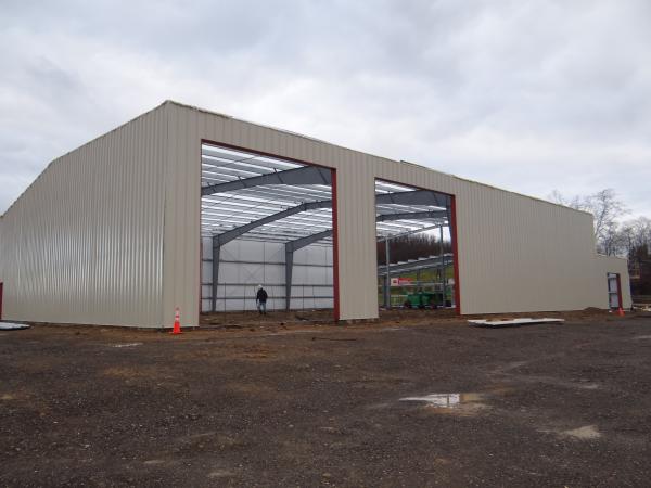 Galvanized Or Painting Warehouse Steel Structure / Metal Building Structure