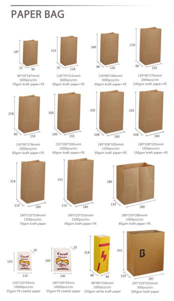 Custom Takeaway Greaseproof BBQ Kebab Hot Dog Sandwich Burger Packaging Aluminum Foil Lined Paper Bag Fast Food Delivery