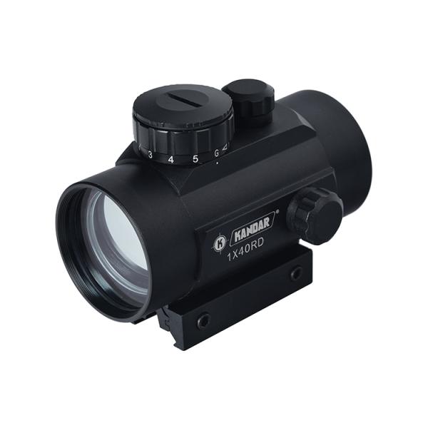 1X40 Tactical Red Green Reticle Reflex Sight with Maximum Output Power 0