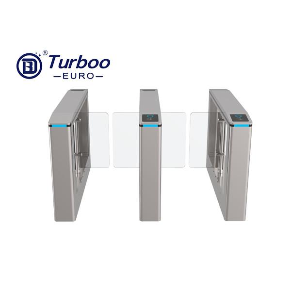 600-1300mm Width Swing Turnstile Gate SUS304 14 Pairs Infrared Sensor