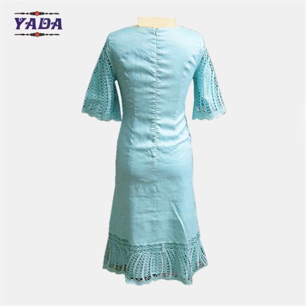 Новейшие винтажные половинки полиэстерные длинные европейские женские стройные платья дешевые китайские одежда с низкой ценой