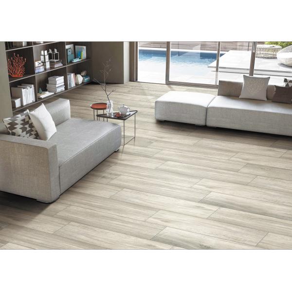 Fashionable Timber Ceramic Floor Tiles Unique Decorative Pattern AAA Grade
