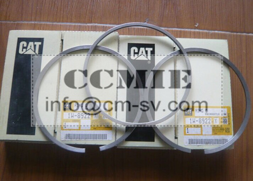 Rubber Sealed Power Piston Rings , CAT Heavy Equipment Engine Piston Ring Replacement