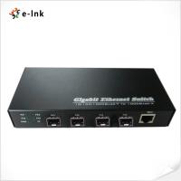 Commutateur Ethernet SFP à trois ports auto-configuré 10/100/1000BASE-T + 4 ports 1000BASE