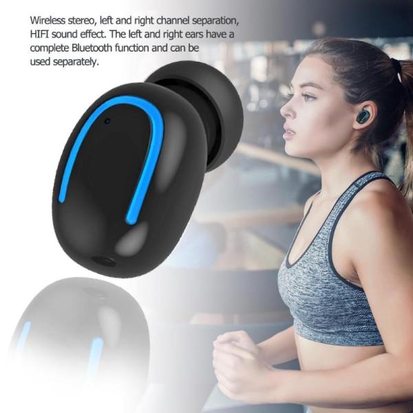 1500mAh IPX5 Waterproof Super Bass Power Bank Earphones