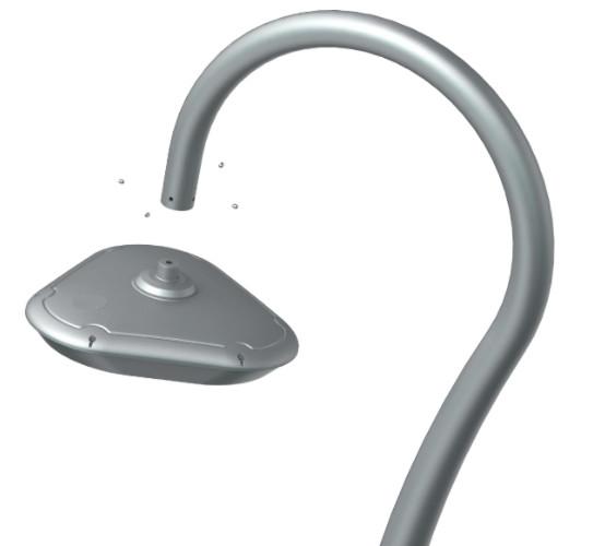 30W-100W LED pendente Iluminação de jardim Alumínio 3000K Para iluminação de paisagem Usada em jardins,parques e atrações turísticas