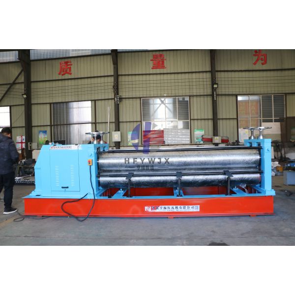 PLC Control Hydraulic Cutting Corrugated Metal Roofing Machine 4Meter Feed Width