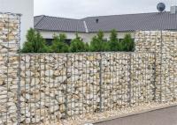 2x1x1Meter 2,5mm Wire Solded Gabion Basket Parede de apoio
