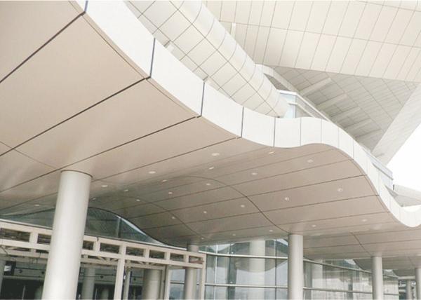 Washable PVDF coated Aluminum Wall Panels Interior Decor , 2.0mm 2.5mm 3.0mm Thickness