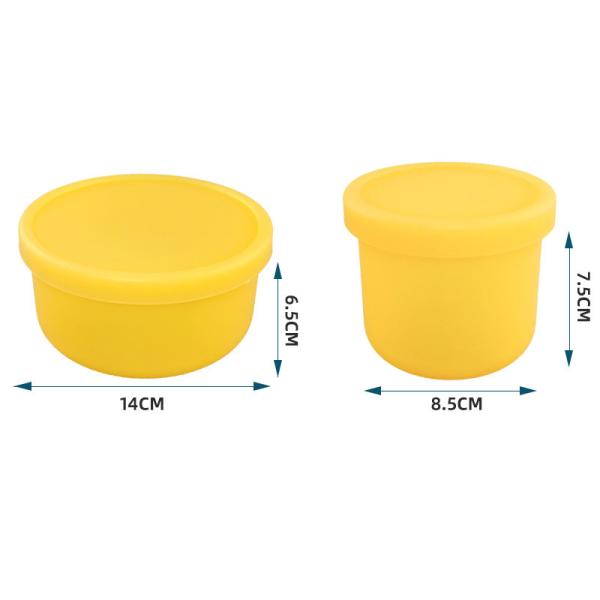 Силиконовая коробка с бэнто для детей малыши Силиконовая коробка с обедом для пищевых продуктов