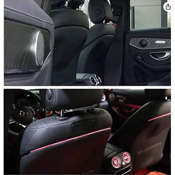 64 Color Ambient Car Accessories Led Lights For Mercedes Benz W205 Seat Back