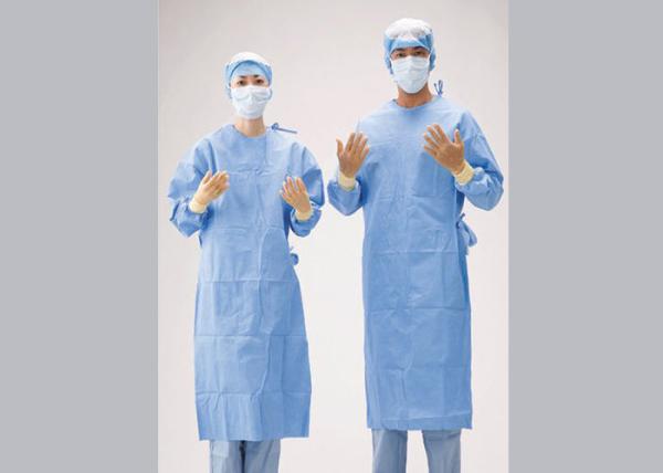 Colorful Disposable Protective Gowns , Amd Ritmed Isolation Gown CE Approved