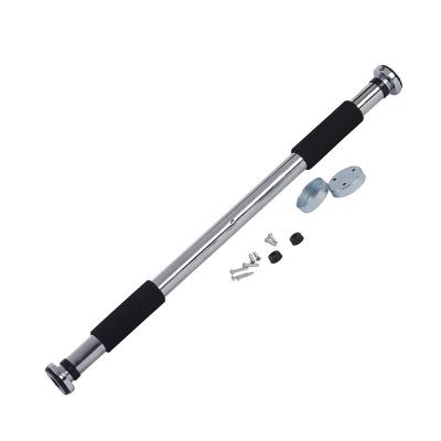 Non Toxic Body Door Pull Up Bars 100cm Black Steel No Chemical Smell