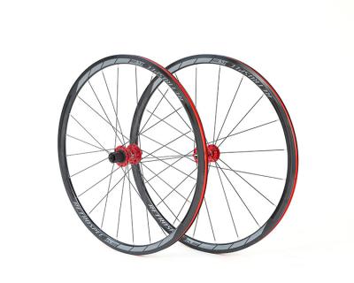 OEM quatro Axle Alloy Road Bike Wheels, liberação rápida de alumínio de Wheelset 700C