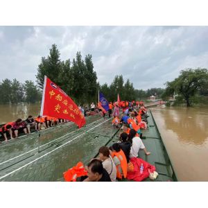 Equipamento pesado seguido da ponte de flutuação do pontão da capacidade de carga 72t Axle Load 83t