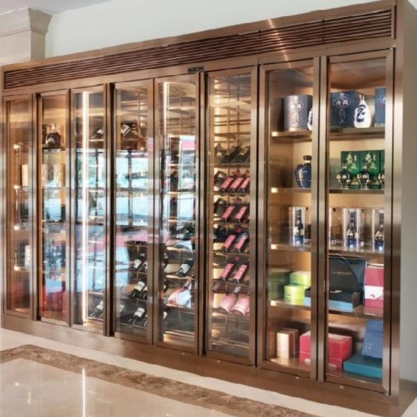 Constant Temperature Controlled Wine Cabinet Climate Controlled Wine Storage