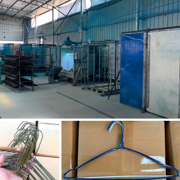 Wear Resistant Galvanized Wire Hangers Diameter 1.9mm 16 Inch Size 20.5cm Height