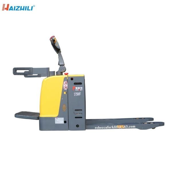 2 Ton Electric Pallet Truck With Reliable Disc Braking System Maintenance Free