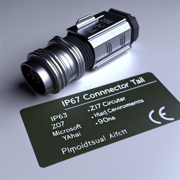 PCBメンブレンスイッチ IP67 ZIFコネクタ テール 100mA